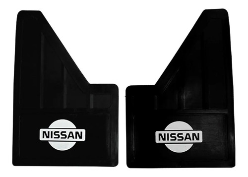 Loderas Hule Logo Nissan Universal Camionetas Tamaño Mediano