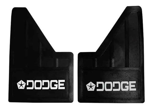 Loderas Hule Logo Chrysler Dodge Universal Camionetas 4 Pzs.