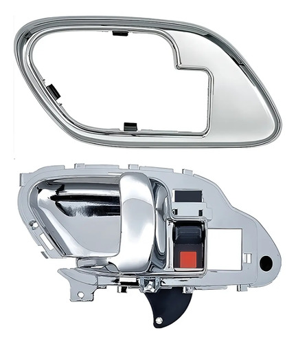 95-98 Silverado Manija Interior Bisel Izquierdo Todo Cromada