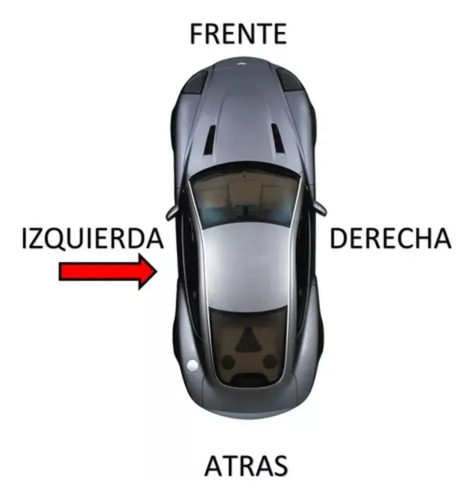 03-07 Honda Accord Coupe Manija Interior Negra Izquierda Del