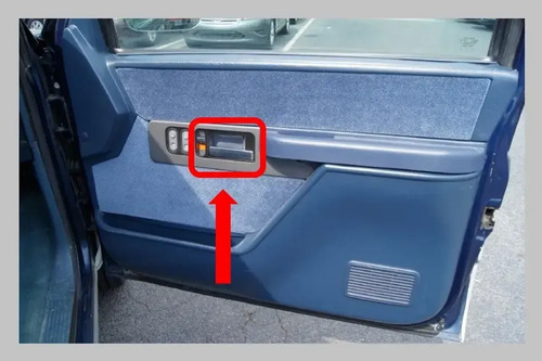 88-94 Chevrolet Silverado Manija Interior Cromada Derecha De