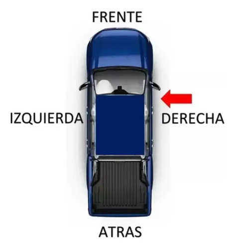 07-13 Silverado Manija Exterior Corrugada Delantera Der. S/h
