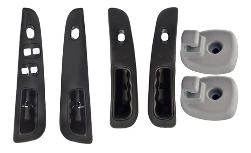 01-06 Chrysler Cirrus Kit 4 Biseles + 2 Ganchos De Viseras