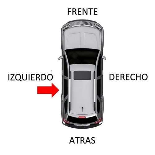01-11 Toyota Rav4 Manija Exterior Trasera Izquierda Lisa