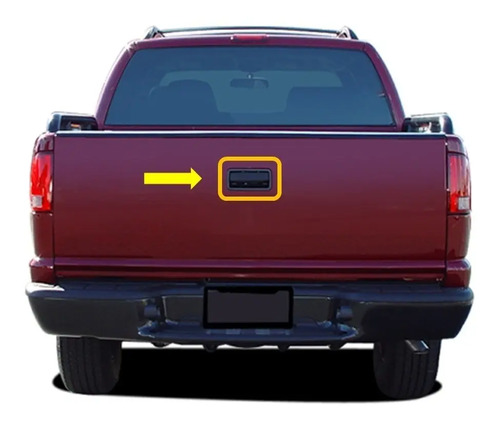 95-04 Chevrolet S10 Manija + Bisel Para Tapa Trasera 2 Pzas.