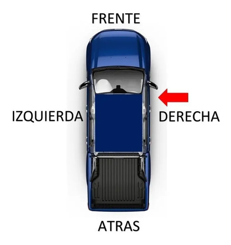 89-95 Toyota Pick Up Elevador Manual Derecho Con Aleta
