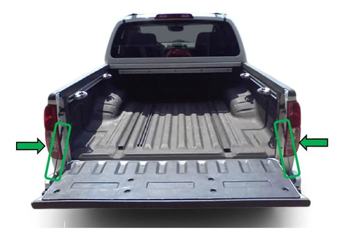 05-15 Nissan Frontier D40 Tirantes Tapa Puerta Trasera 2 Pzs